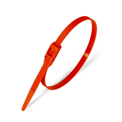 Стяжка нейлоновая КСГ 8х400 (красн) (100шт) Fortisflex 74247