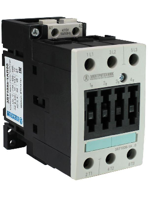 Контактор электромагнитный 3RT1035-1AR00 3-пол. 40А AC-3 185кВт/400В 415В AC 50Гц типоразмер S2 винт. клеммы IP20 Электротехник ET014790