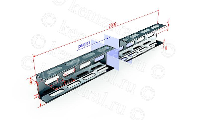 Профиль перфорированный 2мм К240У3 КЭМЗ 465 326026 16