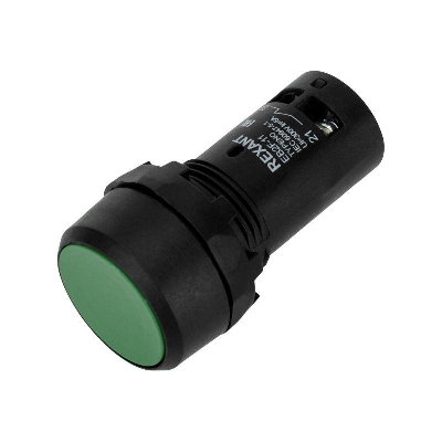 Кнопка EB22 возвратная зел. NO+NC 230 В Rexant 36-5531