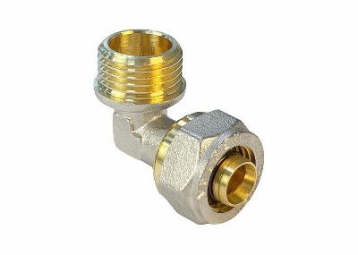 Угольник обжимной с переходом на НР 20х1/2дюйм (200/10) К VALFEX VF.353.N.020012