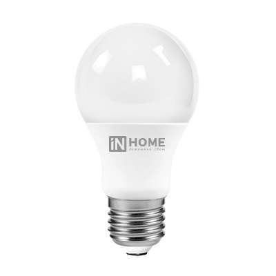 Лампа светодиодная LED-A60-VC 12Вт 230В E27 6500К 1080Лм IN HOME 4690612020259