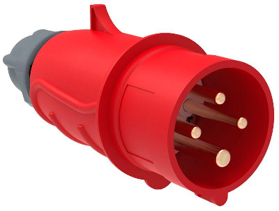 Вилка эл. каб. 16А 3P+PE 380В IP44 MAGNUM ССИ-014 ИЭК PSN02-016-4