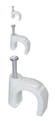 Скоба креп. круглая R6 (уп.100шт) ИЭК USK11-06-100