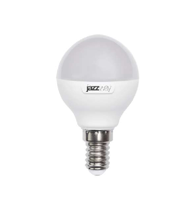 Лампа светодиодная PLED-SP-G45 7Вт шар 3000К тепл. бел. E14 540лм 230В JazzWay 1027856-2