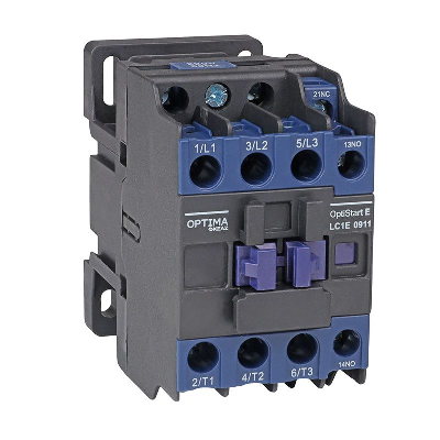 Контактор OptiStart E LC1E09M5 9A 220В AC 1НО+1НЗ КЭАЗ 367513