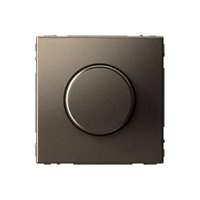 Светорегулятор поворотно-нажимной (диммер) ArtGallery LED RC 400Вт механизм мокко SE GAL000623
