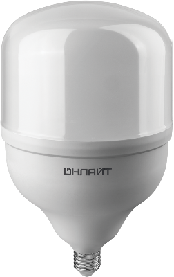 Лампа светодиодная высокомощная 82 909 OLL-T160-90-230-865-E27E40 90Вт 6500К холод. бел. E27/E40 ОНЛАЙТ 82909