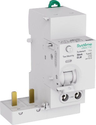 Блок дифференциального тока 2п 25А 30мА тип AC Systeme9 230В SE S9V12225