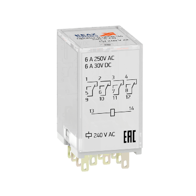 Реле промежуточное OptiRel G RP55-34-24D-6-CO/TIL КЭАЗ 324483