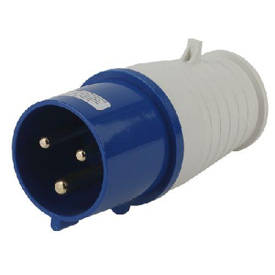 Вилка переносная 23 2Р+РЕ 32А 220В IP44 V-32-2P-PE-IP44 ЭРА Б0032852