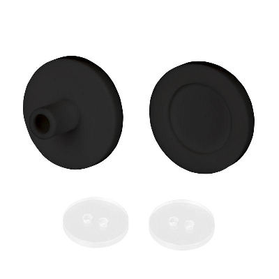 Заглушка ARL-MOONLIGHT-ROUND-25-CAP-TOP-SET-BLACK силикон (комплект) Arlight 047067