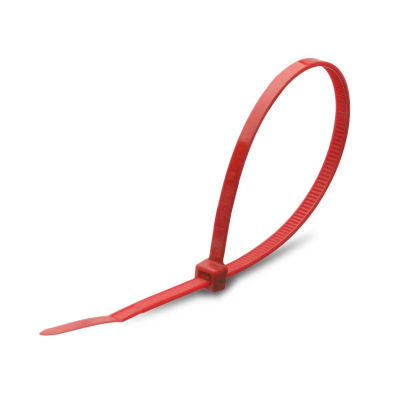 Стяжка нейлоновая КСС 4х200 (красн) (100шт) Fortisflex 49424