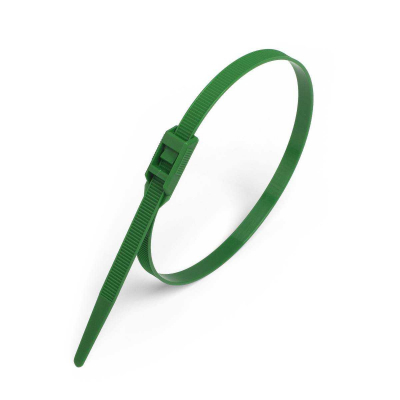 Стяжка нейлоновая КСГ 8х400 (зел) (100шт) Fortisflex 74249