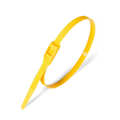 Стяжка нейлоновая КСГ 8х400 (желт) (100шт) Fortisflex 74248