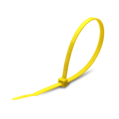 Стяжка нейлоновая КСС 4х200 (желт) (100шт) Fortisflex 49431